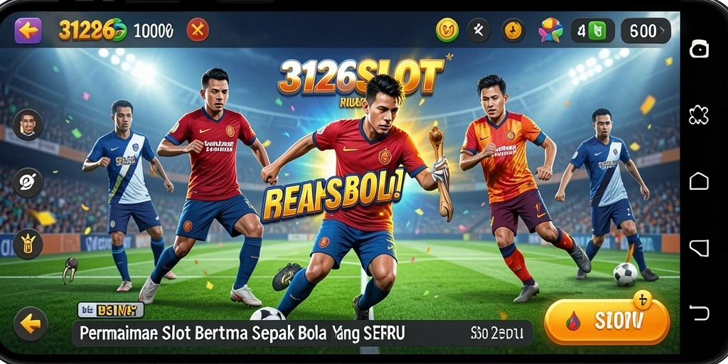 Tampilan gameplay 3126SLOT dengan elemen sepak bola yang menarik.