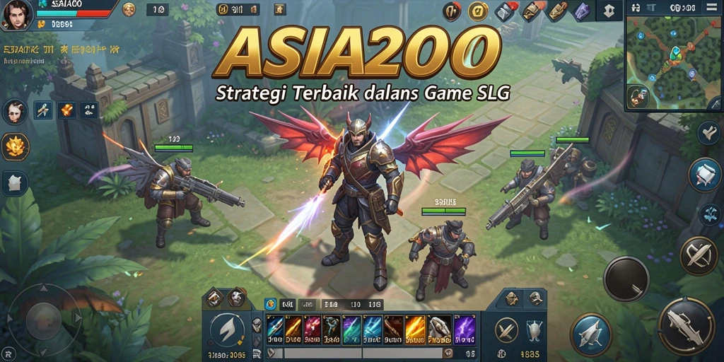 Tampilan gameplay ASIA200 dengan elemen strategi yang mendebarkan.