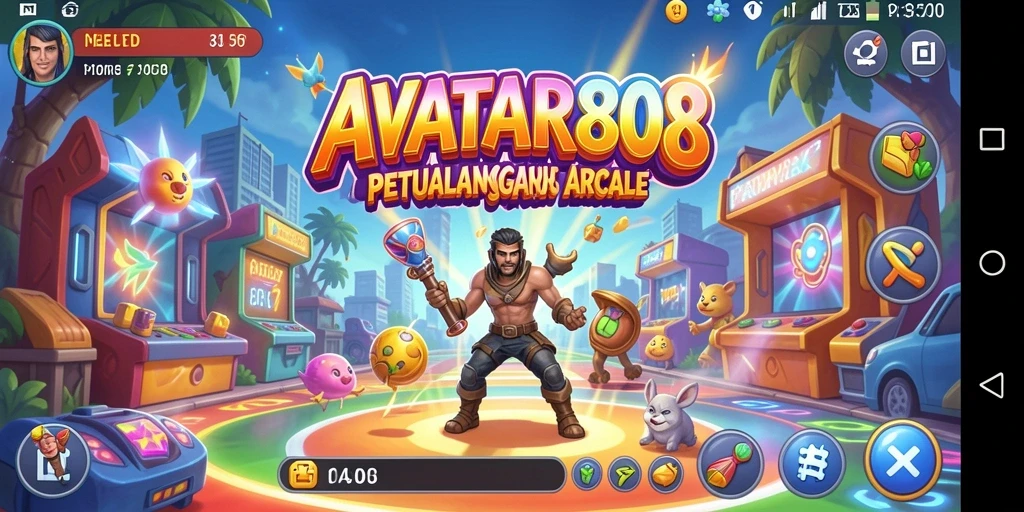 Tampilan gameplay yang seru dan menantang di AVATAR808.