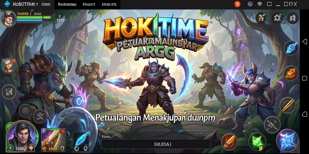 Tampilan action gameplay seru dalam HOKITIME yang penuh strategi.