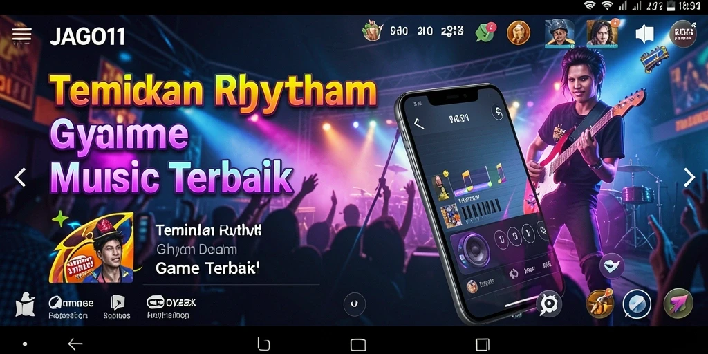 Tampilan gameplay menarik di JAGO11 dengan alunan musik yang menggugah semangat.