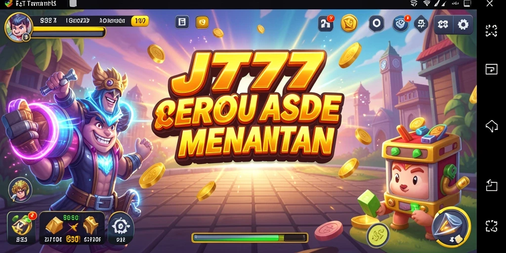 Screenshot JT777 menampilkan gameplay yang seru dan penuh aksi.