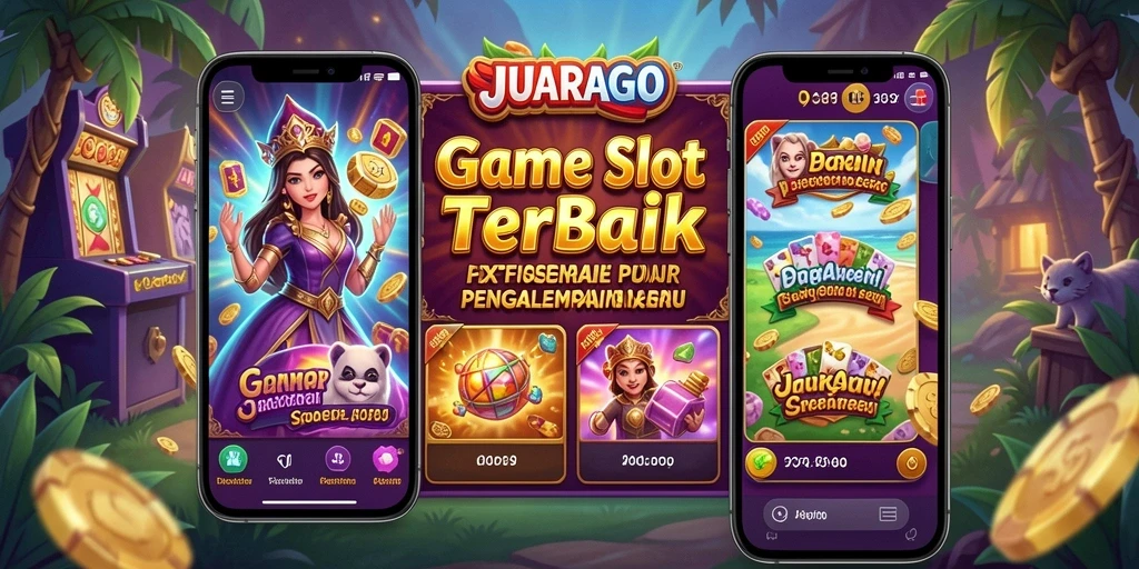 Tampilan gameplay JUARAGO dengan grafis slot yang menarik.