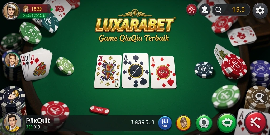 Screenshot gameplay QiuQiu LUXARABET yang menampilkan keseruan bermain.