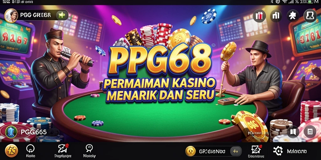 Tampilan menarik dari gameplay PGG68 yang mendebarkan.
