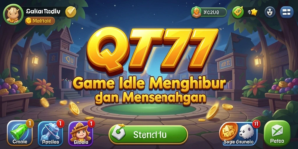 Screenshot menunjukkan gameplay menarik dan interaktif dari QT777