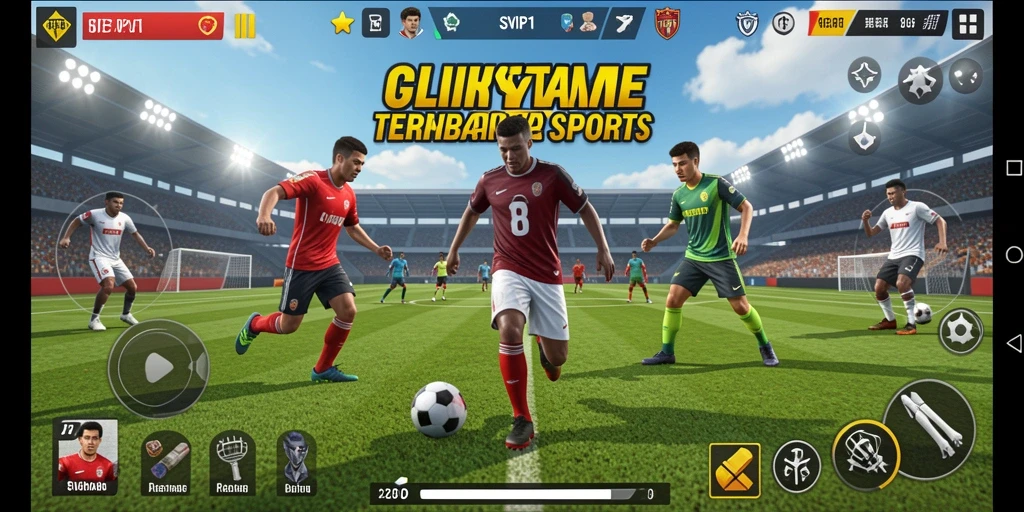 Screenshot gameplay menarik dari SVIP1 menampilkan pertarungan olahraga.