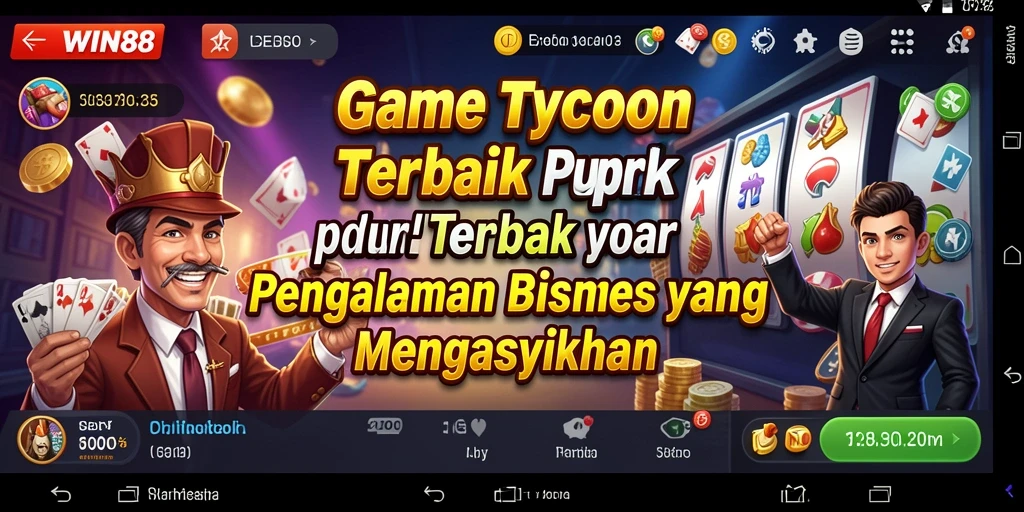 Tampilan gameplay WIN88 yang menarik dan mengasyikkan dalam meraih kesuksesan bisnis.